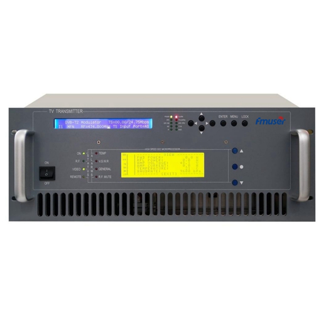 FMUSER 50W Digital TV Transmitter ATSC DTMB DVB-T DVB-T2 ISDB-T TV Transmitter